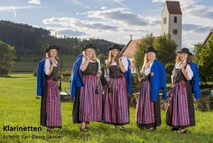 Musikkappelle Obereisenbach 2015, Klarinetten und Posaunen, neue Dirigent